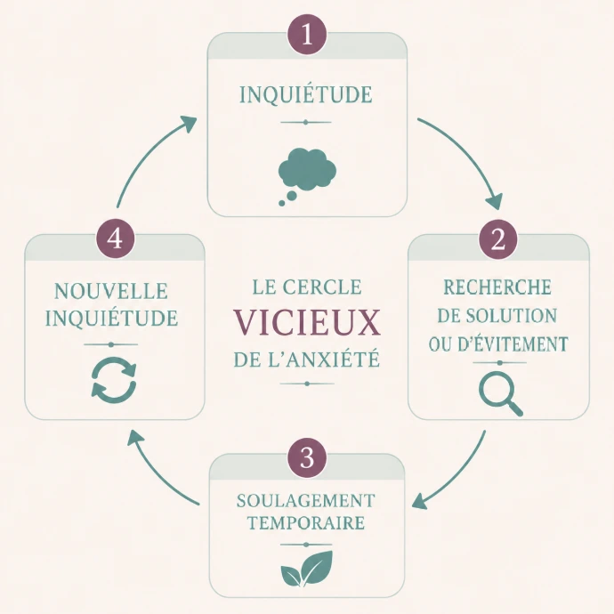 cercle vicieux anxiété